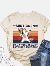 Lässiges T-Shirt mit Tante-Horn